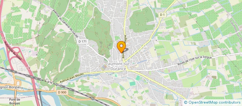 localisation de l'entreprise MONSIEUR THOMAS BATELOT  CAUMONT-SUR-DURANCE