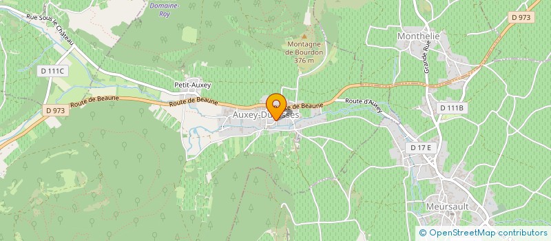 localisation de l'entreprise MONSIEUR THOMAS BATTAULT  AUXEY-DURESSES