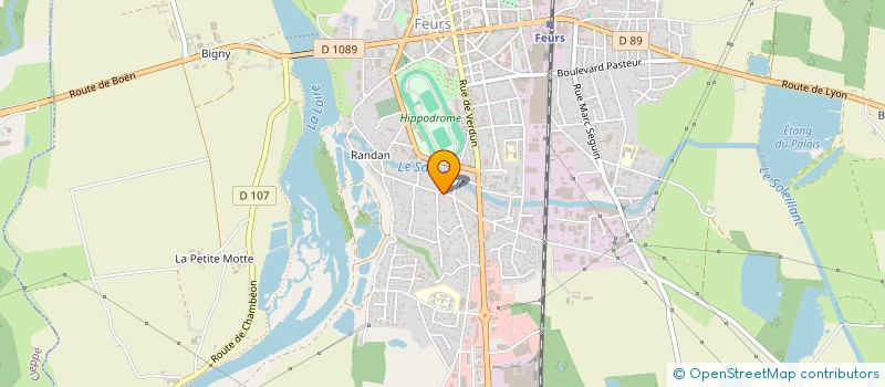 localisation de l'entreprise MONSIEUR THOMAS BAUD  FEURS