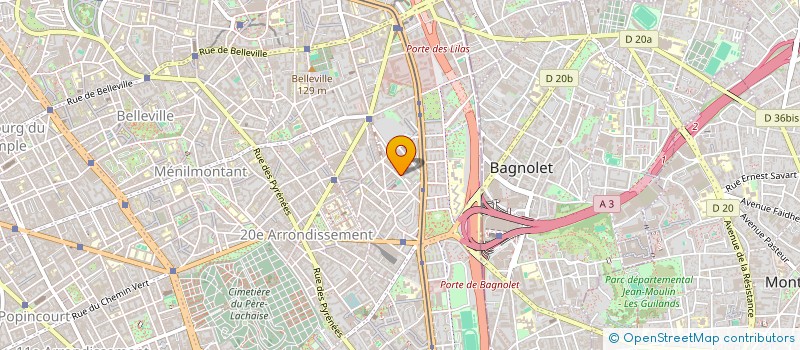 localisation de l'entreprise MONSIEUR THOMAS BAUDET  PARIS