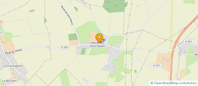 localisation de l'entreprise MONSIEUR THOMAS BAUDIN  CALLEVILLE-LES-DEUX-EGLISES