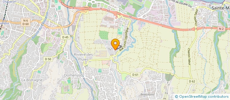 localisation de l'entreprise MONSIEUR THOMAS BAUDOU  SAINTE-MARIE