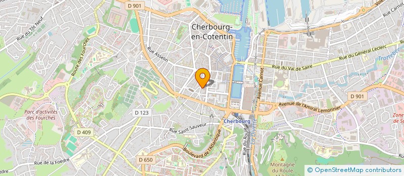 localisation de l'entreprise MONSIEUR THOMAS BAUDRY  CHERBOURG-EN-COTENTIN