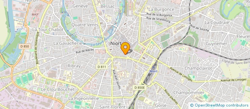 localisation de l'entreprise MONSIEUR THOMAS BAUDRY à NIORT