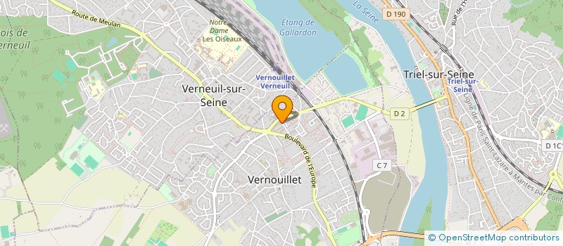localisation de l'entreprise MONSIEUR THOMAS BAUER  VERNOUILLET