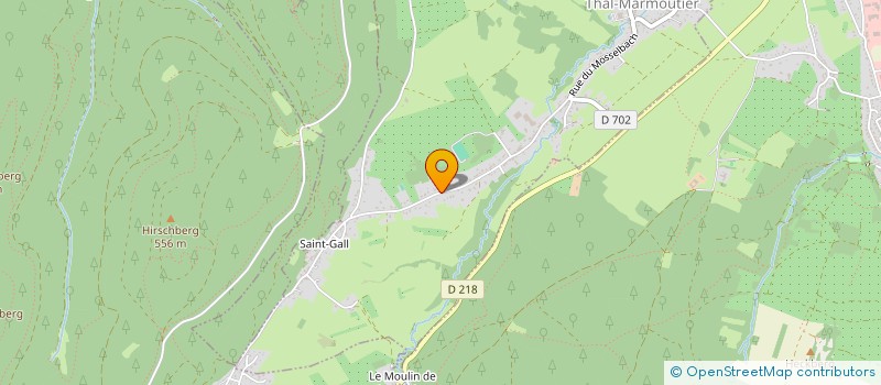 localisation de l'entreprise MONSIEUR THOMAS BAUMGARTEN  THAL-MARMOUTIER