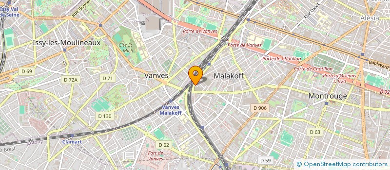 localisation de l'entreprise MONSIEUR THOMAS BAUMGARTNER  MALAKOFF