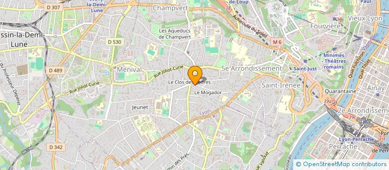 localisation de l'entreprise MONSIEUR THOMAS BAYLE à LYON