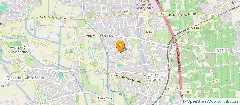 localisation de l'entreprise MONSIEUR THOMAS BAYLE  MORIERES-LES-AVIGNON