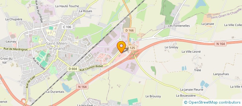 localisation de l'entreprise MONSIEUR THOMAS BAZIN à SAINT-MEEN-LE-GRAND