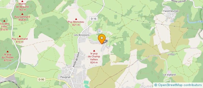 localisation de l'entreprise MONSIEUR THOMAS BEAUCAMP  CHARBONNIERES-LES-VARENNES