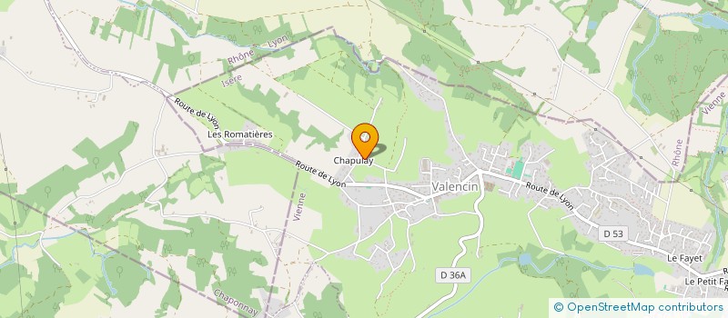 localisation de l'entreprise MONSIEUR THOMAS BEAUCHARD  VALENCIN