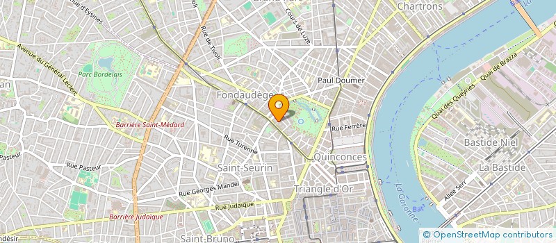 localisation de l'entreprise MONSIEUR THOMAS BEAUCOUSIN  BORDEAUX