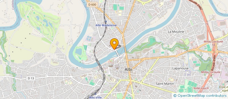 localisation de l'entreprise MONSIEUR THOMAS BEAUGELET à ALBI