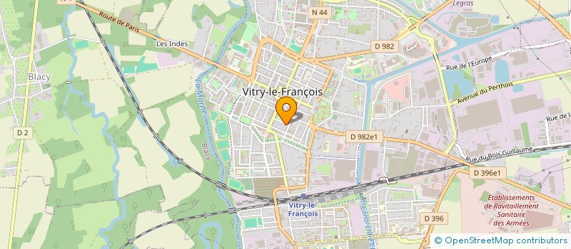 localisation de l'entreprise MONSIEUR THOMAS BEAUJOIN  VITRY-LE-FRANCOIS