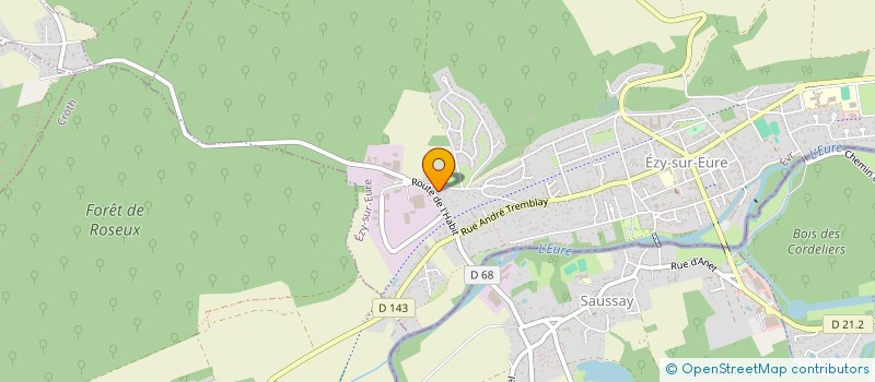 localisation de l'entreprise MONSIEUR THOMAS BEAUNE  EZY-SUR-EURE