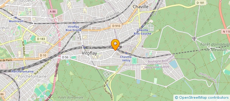 localisation de l'entreprise MONSIEUR THOMAS BEAUSSART  VIROFLAY