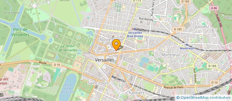localisation de l'entreprise MONSIEUR THOMAS BEAUVAL à VERSAILLES