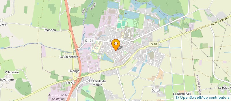 localisation de l'entreprise MONSIEUR THOMAS BECAM  CREVIN