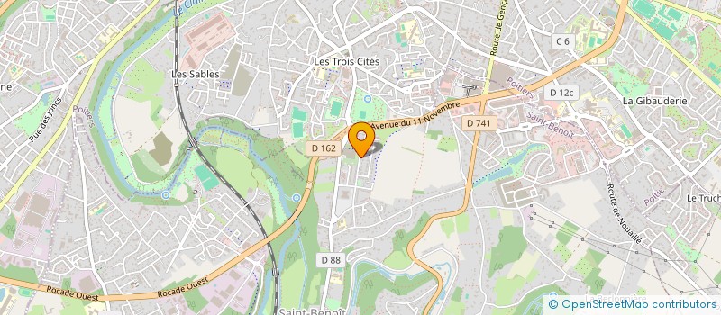 localisation de l'entreprise MONSIEUR THOMAS BECKER  SAINT-BENOIT