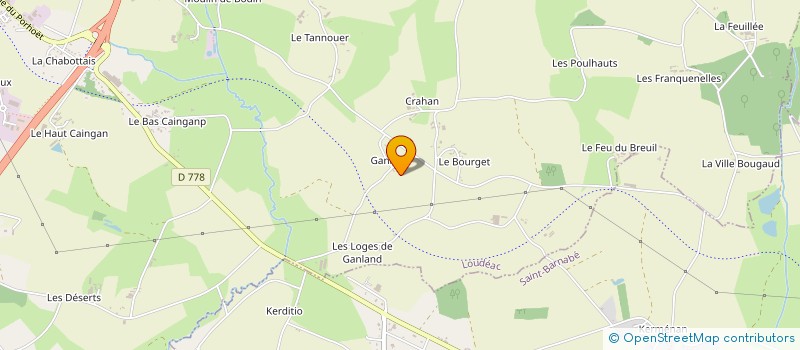 localisation de l'entreprise MONSIEUR THOMAS BEDAINE à LOUDEAC