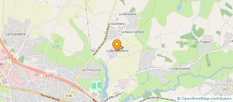 localisation de l'entreprise MONSIEUR THOMAS BEDOUET  PORNIC