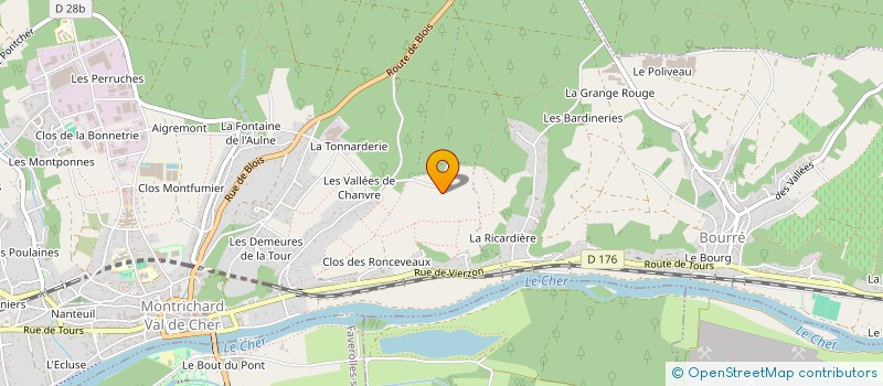 localisation de l'entreprise MONSIEUR THOMAS BEEN  MONTRICHARD-VAL-DE-CHER