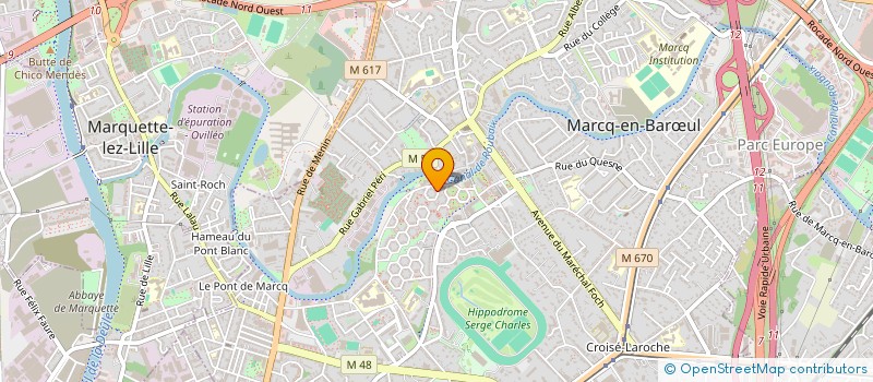 localisation de l'entreprise MONSIEUR THOMAS BEERENS  MARCQ-EN-BARUL
