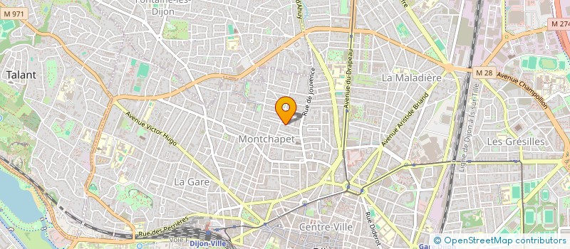 localisation de l'entreprise MONSIEUR THOMAS BELIN à DIJON