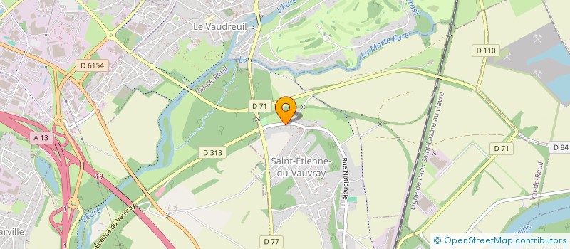 localisation de l'entreprise MONSIEUR THOMAS BELKACEM  SAINT-ETIENNE-DU-VAUVRAY