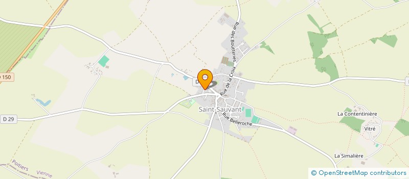 localisation de l'entreprise MONSIEUR THOMAS BELL  SAINT-SAUVANT