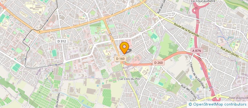 localisation de l'entreprise MONSIEUR THOMAS BELLANGER  ANGERS