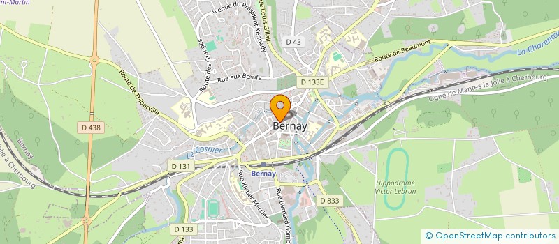localisation de l'entreprise MONSIEUR THOMAS BELLENCONTRE à BERNAY