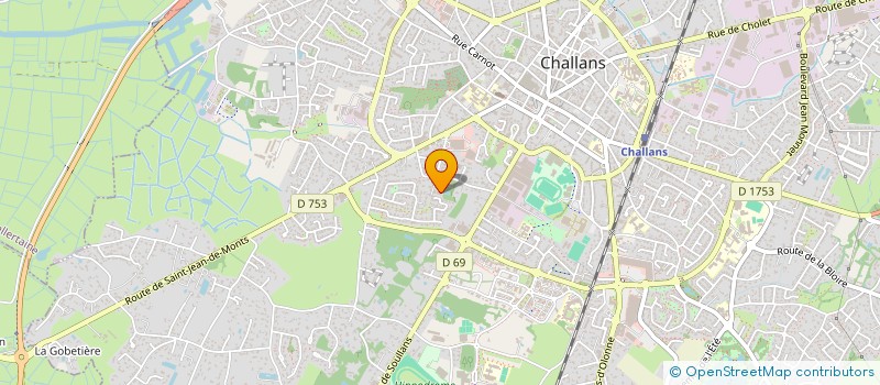 localisation de l'entreprise MONSIEUR THOMAS BELLENOT à CHALLANS