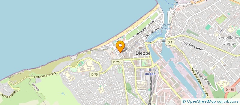 localisation de l'entreprise MONSIEUR THOMAS BELLET à DIEPPE