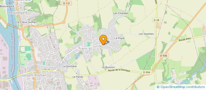 localisation de l'entreprise MONSIEUR THOMAS BELLET à FRANS
