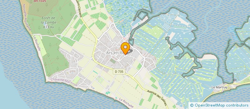 localisation de l'entreprise MONSIEUR THOMAS BELLIN  ARS-EN-RE