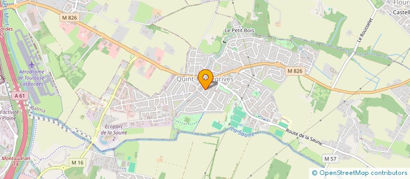 localisation de l'entreprise MONSIEUR THOMAS BELLOUARD  QUINT-FONSEGRIVES