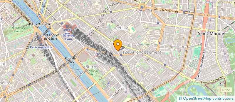 localisation de l'entreprise MONSIEUR THOMAS BEN SACI  PARIS