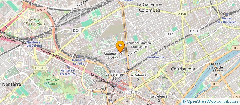 localisation de l'entreprise MONSIEUR THOMAS BENASSAYAG à COURBEVOIE