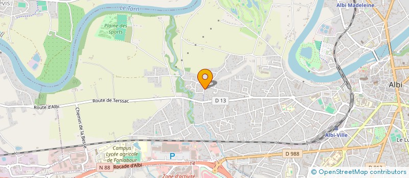 localisation de l'entreprise MONSIEUR THOMAS BENEDET à ALBI