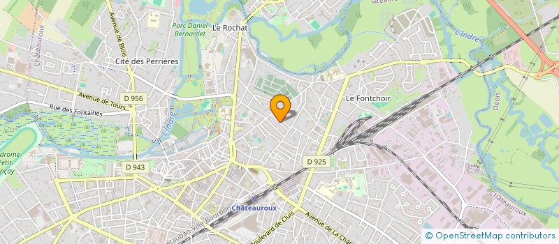 localisation de l'entreprise MONSIEUR THOMAS BENETEAU  CHATEAUROUX