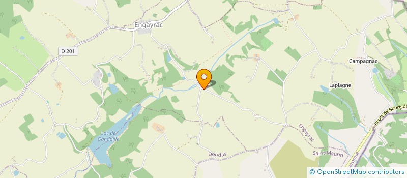 localisation de l'entreprise MONSIEUR THOMAS BENEZET  ENGAYRAC