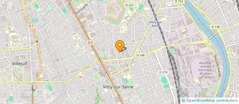 localisation de l'entreprise MONSIEUR THOMAS BENICHOU à VITRY-SUR-SEINE