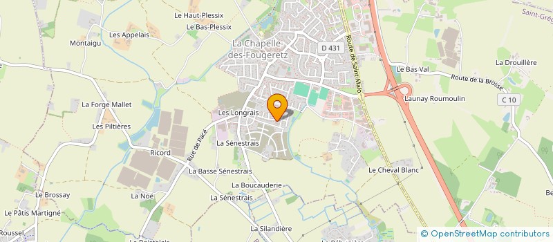 localisation de l'entreprise MONSIEUR THOMAS BENIS  LA CHAPELLE-DES-FOUGERETZ