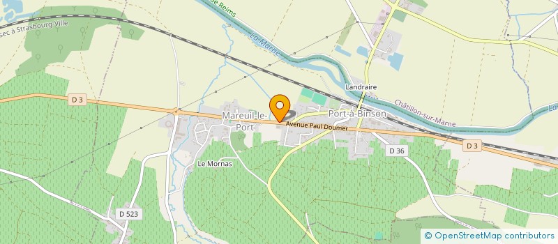 localisation de l'entreprise MONSIEUR THOMAS BENJAMIN  MAREUIL-LE-PORT