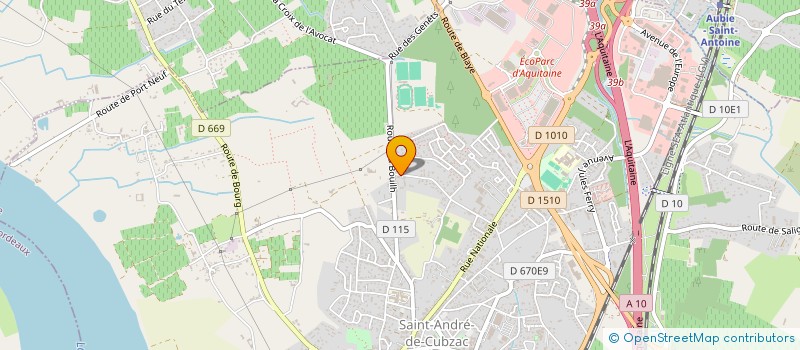 localisation de l'entreprise MONSIEUR THOMAS BENMEZDED  SAINT-ANDRE-DE-CUBZAC