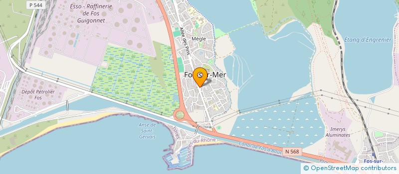 localisation de l'entreprise MONSIEUR THOMAS BENOIT  FOS-SUR-MER