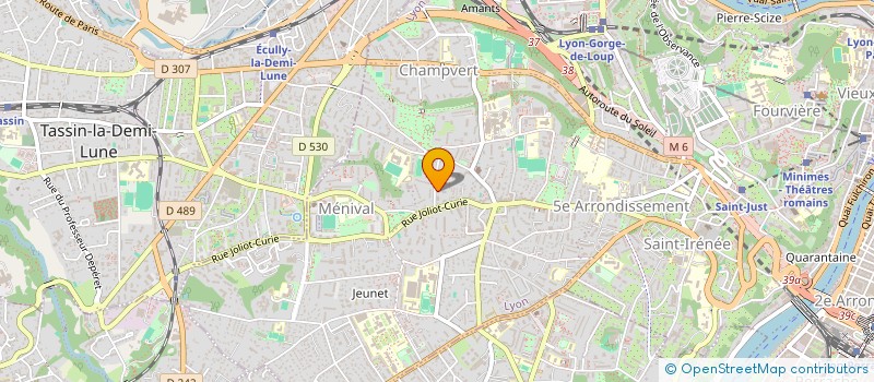 localisation de l'entreprise MONSIEUR THOMAS BENOIT  LYON