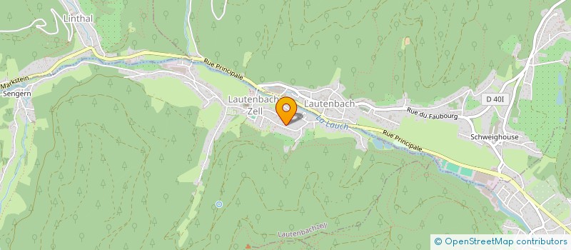 localisation de l'entreprise MONSIEUR THOMAS BENTZINGER  LAUTENBACHZELL